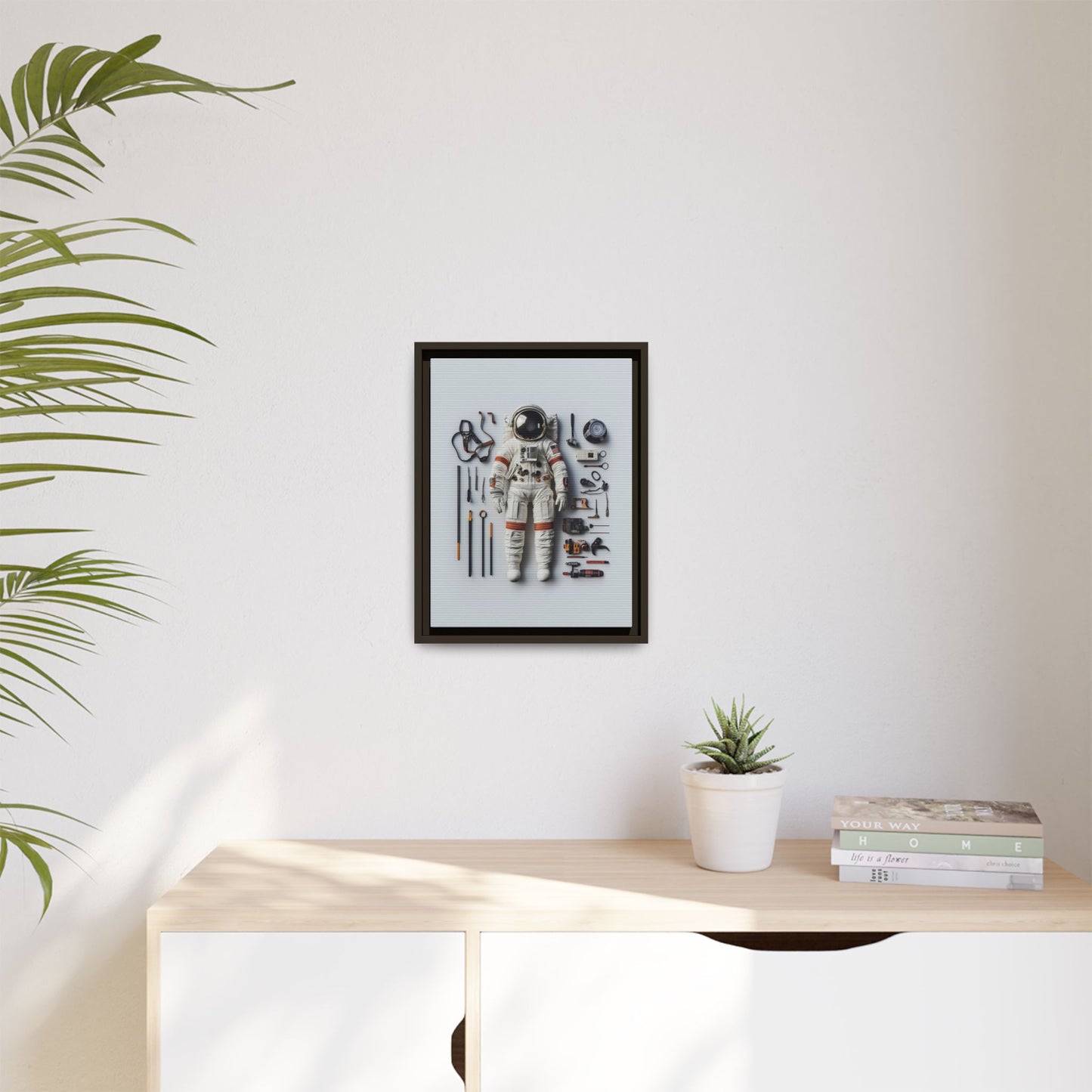 Astronaut Apollo Framed Canvas