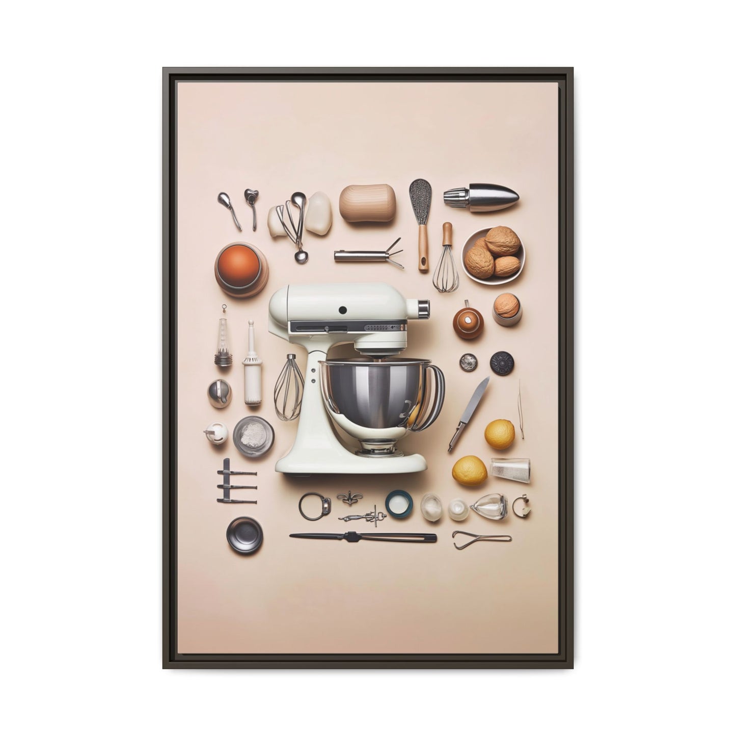 Shaker Shaker Framed Canvas