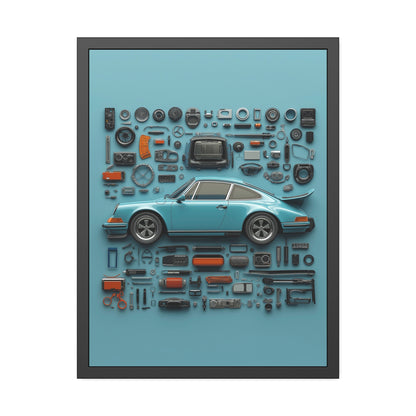 Porsche 911 G Classic Framed Poster US