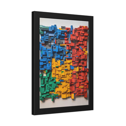 LEGO Blocks Framed Poster US