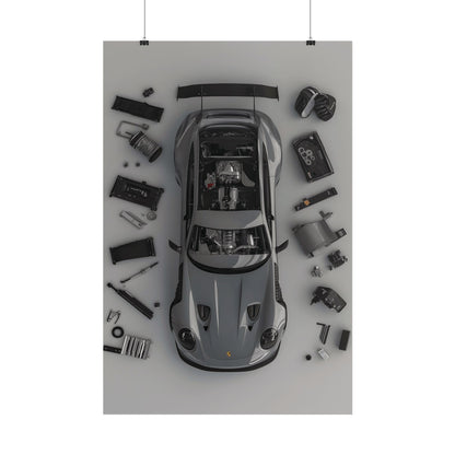 Porsche GT3RS Rolled Poster