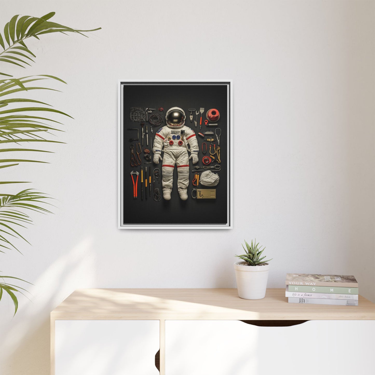 Astronaut Framed Canvas
