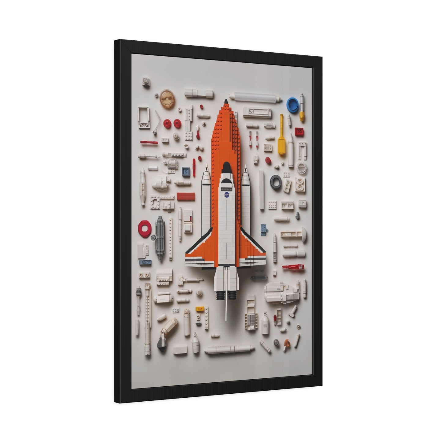 Space Shuttle LEGO Poster US