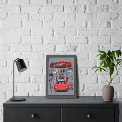 Prototype Classic Ferrari Framed Poster US