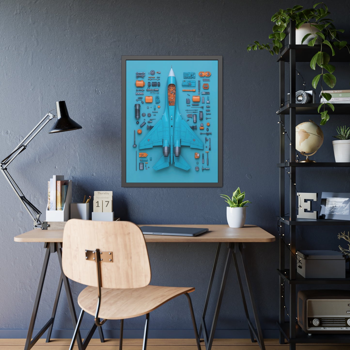 Jet Framed Poster US