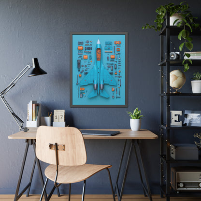 Jet Framed Poster US