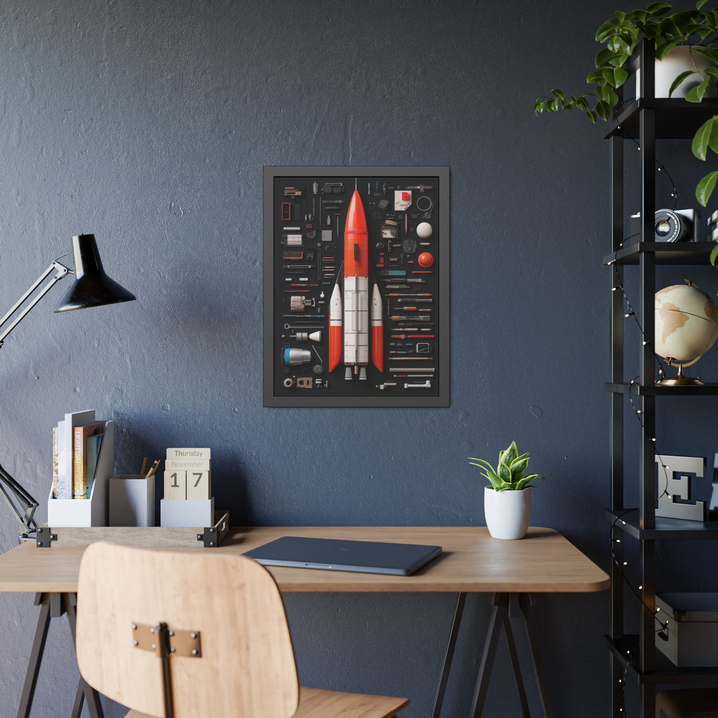 Classic Rocket Framed Poster US