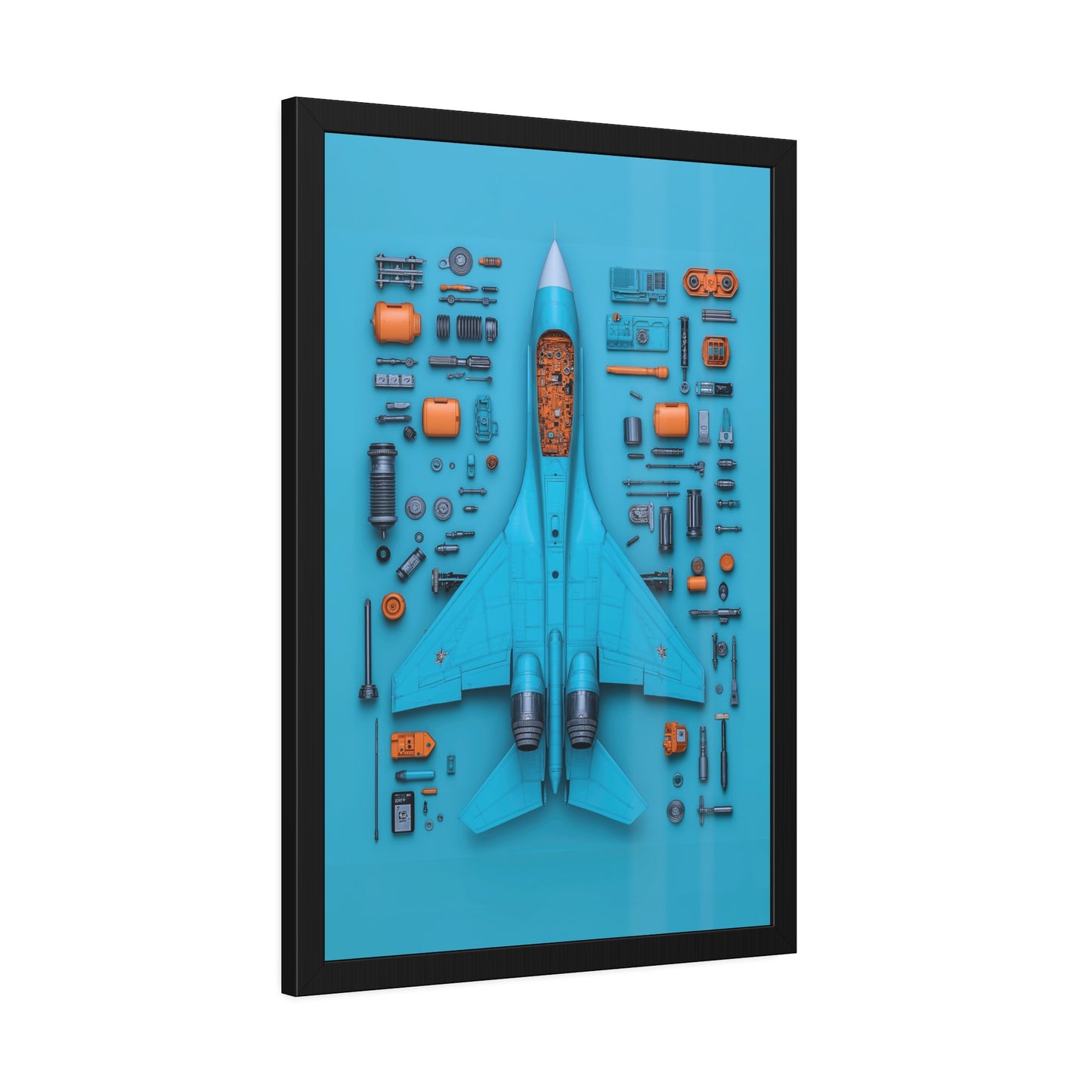Jet Framed Poster US
