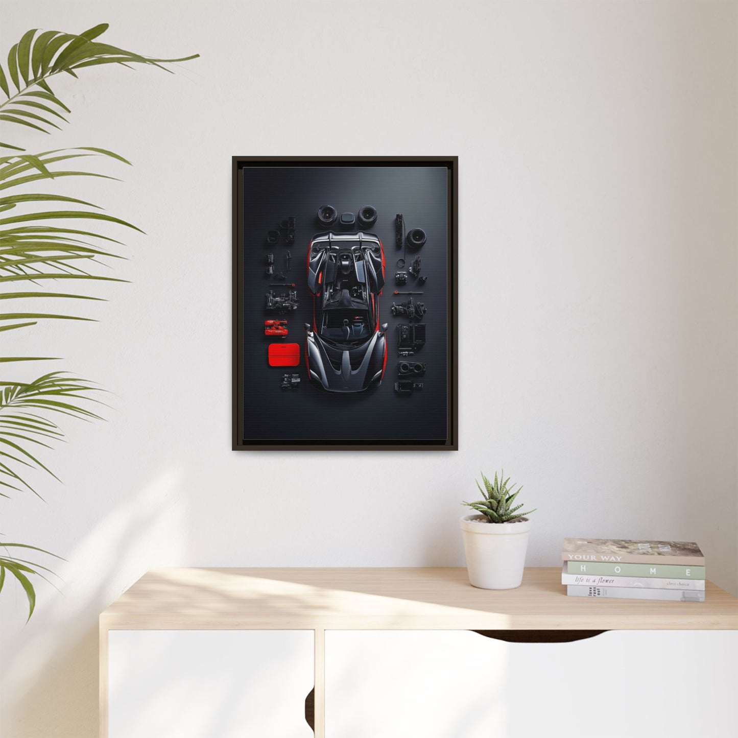 Senna Framed Canvas
