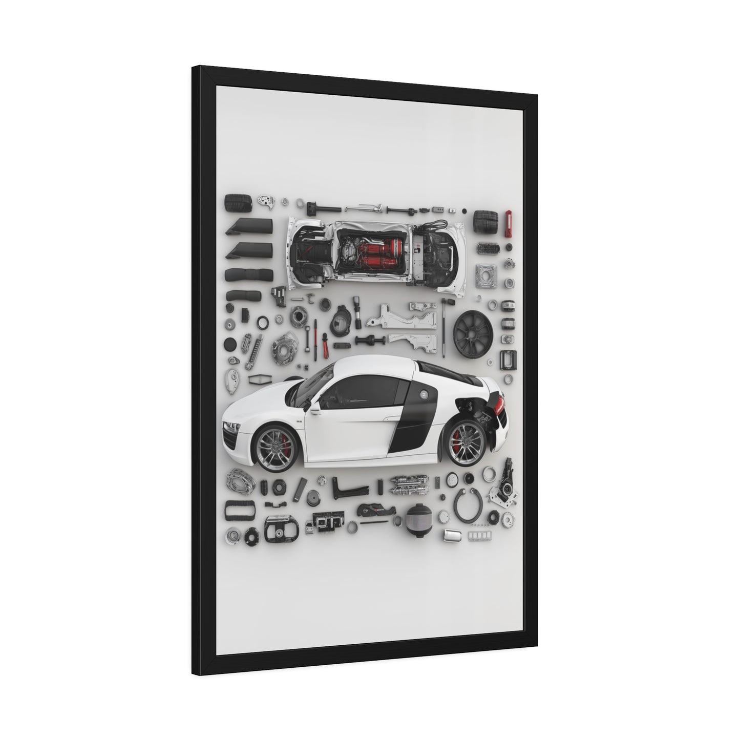 Audi r8 Framed Poster US