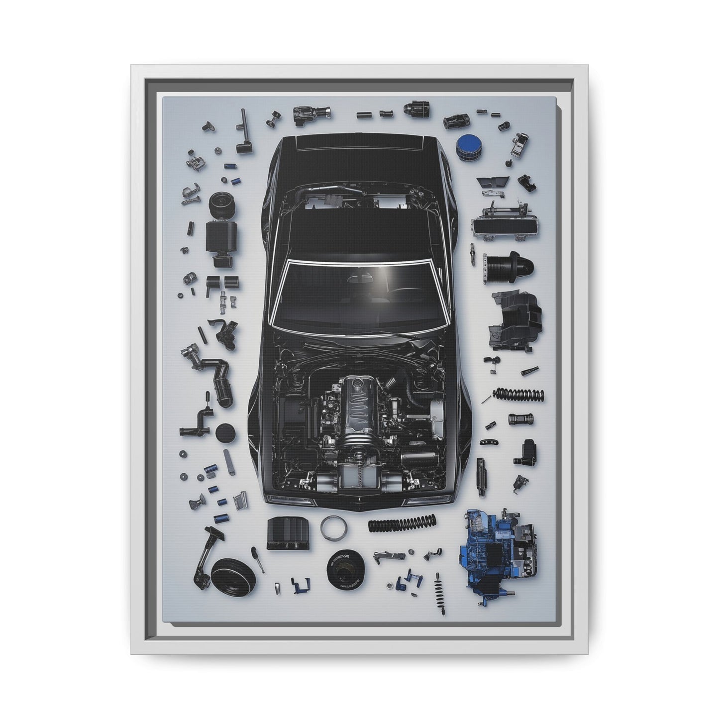 Chevrolet Chevelle SS Framed Canvas