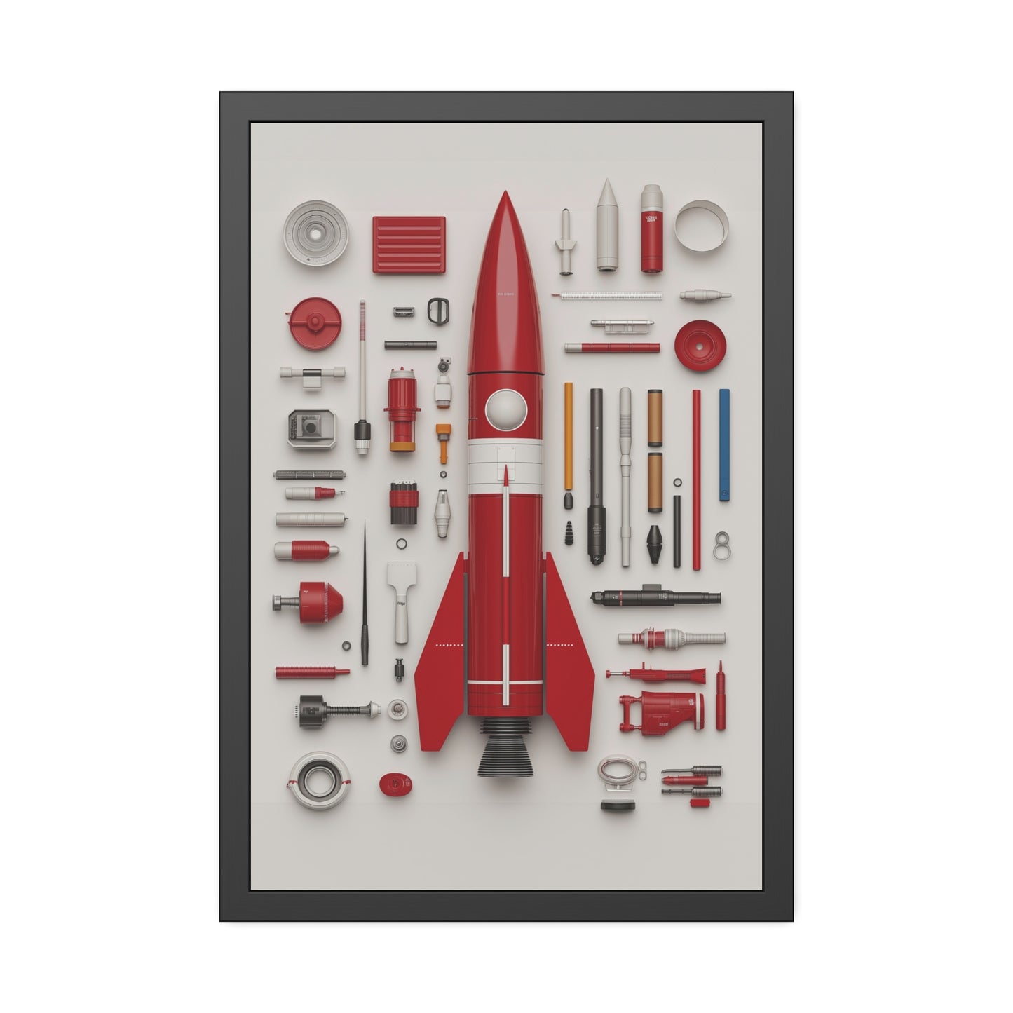 Red Rocket Framed Poster US