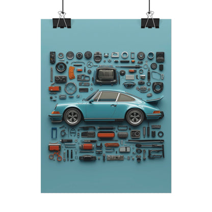 Porsche 911 G Classic Rolled Poster