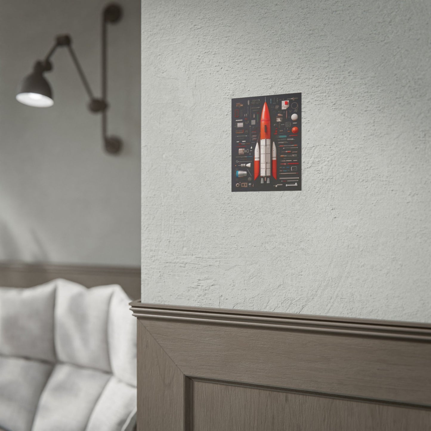 Classic Rocket Rolled Poster