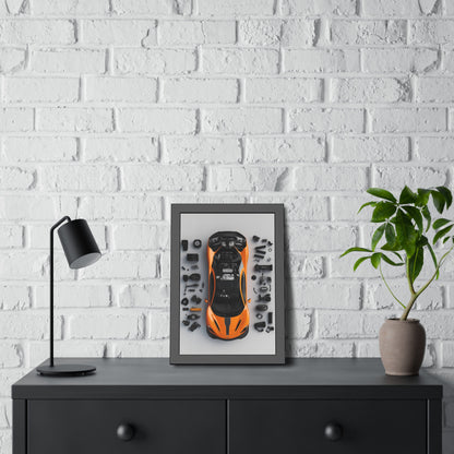 McLaren 765LT Framed Poster US