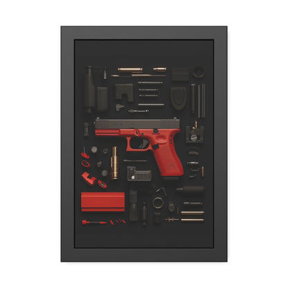 Red GunArt Framed Poster US