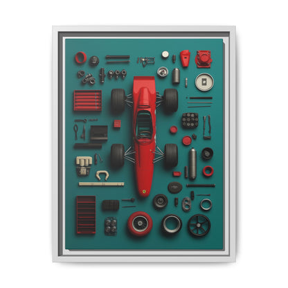 F1 Classic Framed Canvas