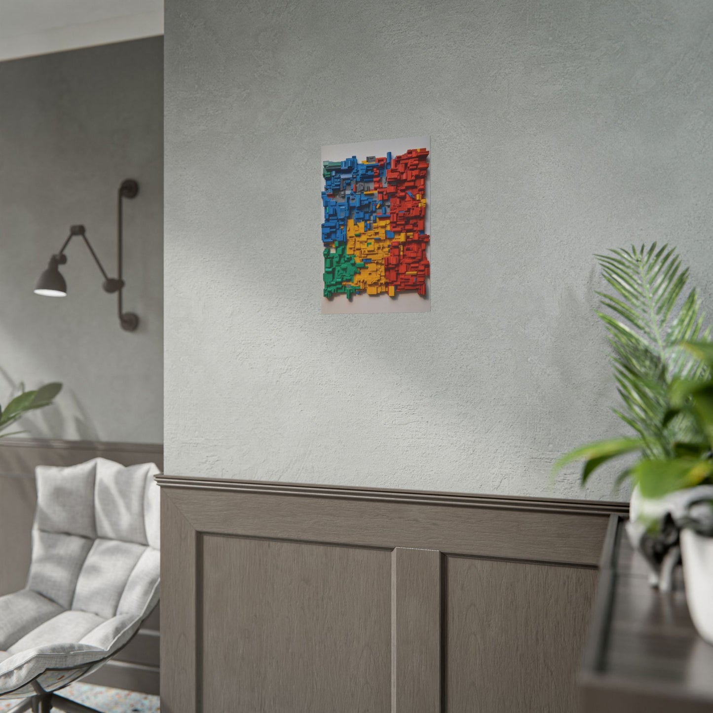 LEGO Blocks Rolled Poster