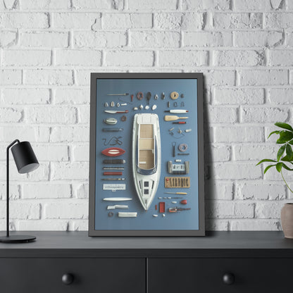 Fast Boat Framed Poster US