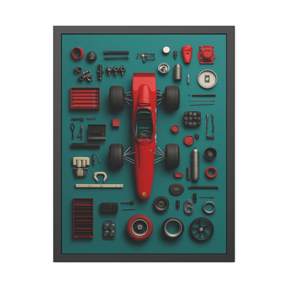 F1 Classic Framed Poster US