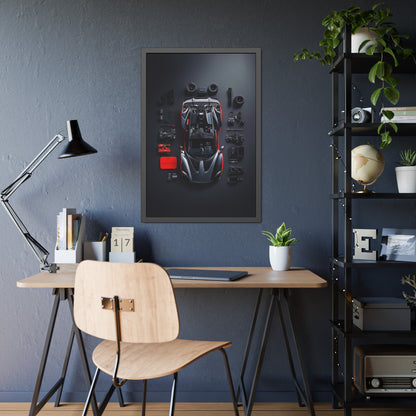 Senna Framed Poster US