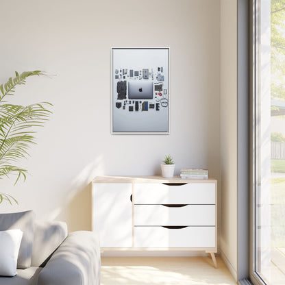 Grey Mac Framed Canvas