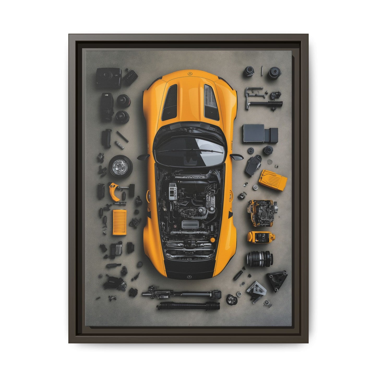 AMG GT Black Series Framed Canvas