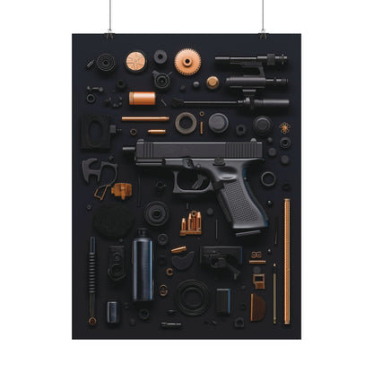 Black Gun_Art Rolled Poster