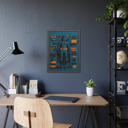 Bat man Framed Poster US