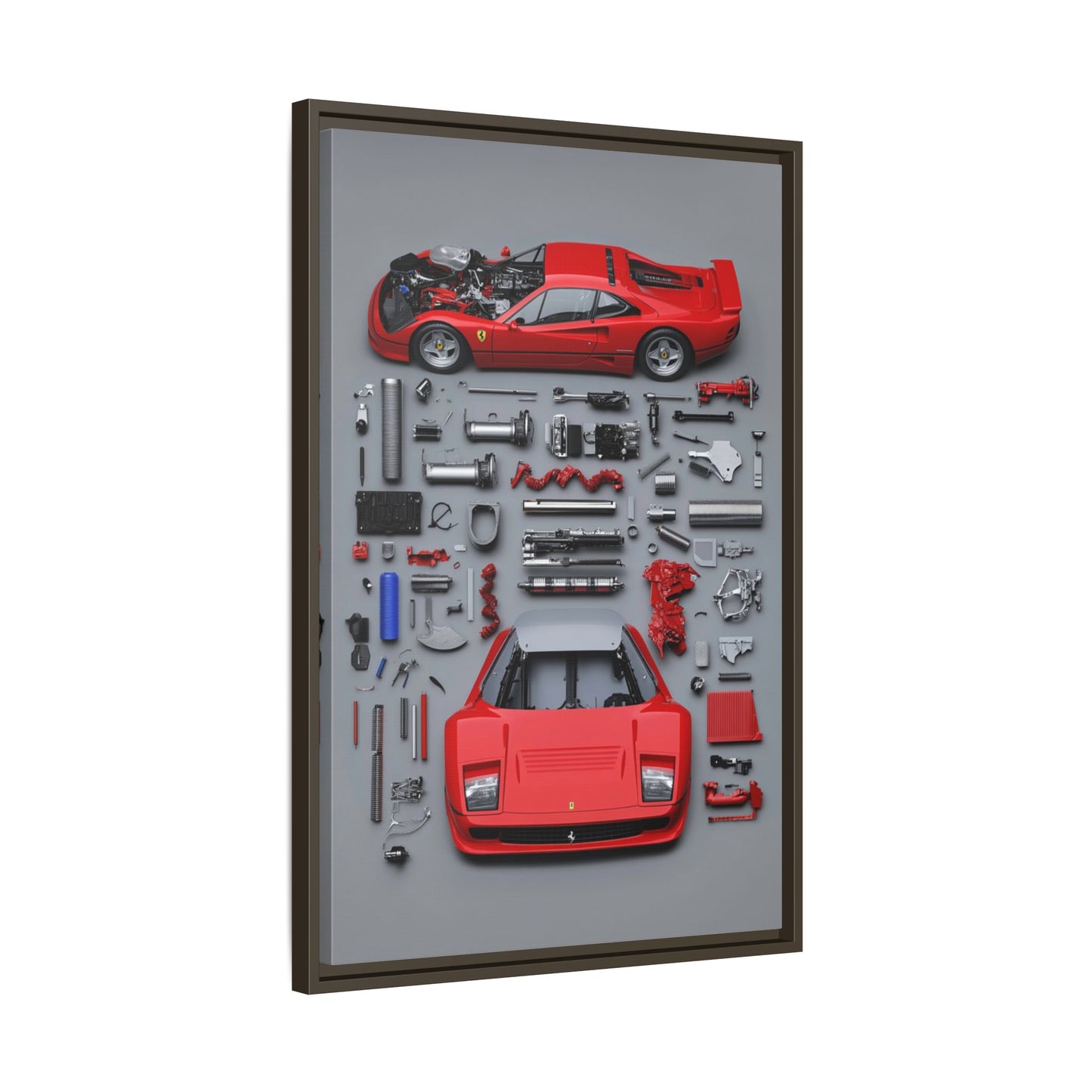 Prototype Classic Ferrari Framed Canvas
