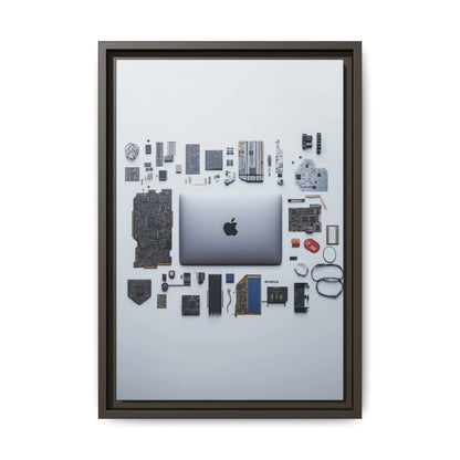 Grey Mac Framed Canvas