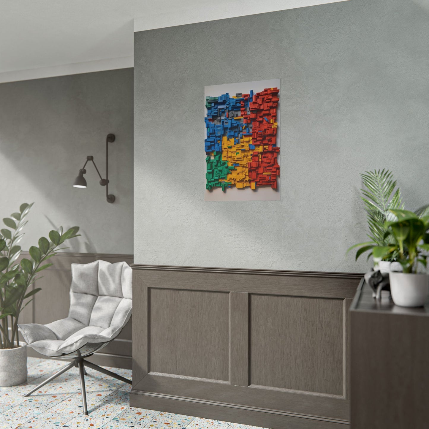 LEGO Blocks Rolled Poster