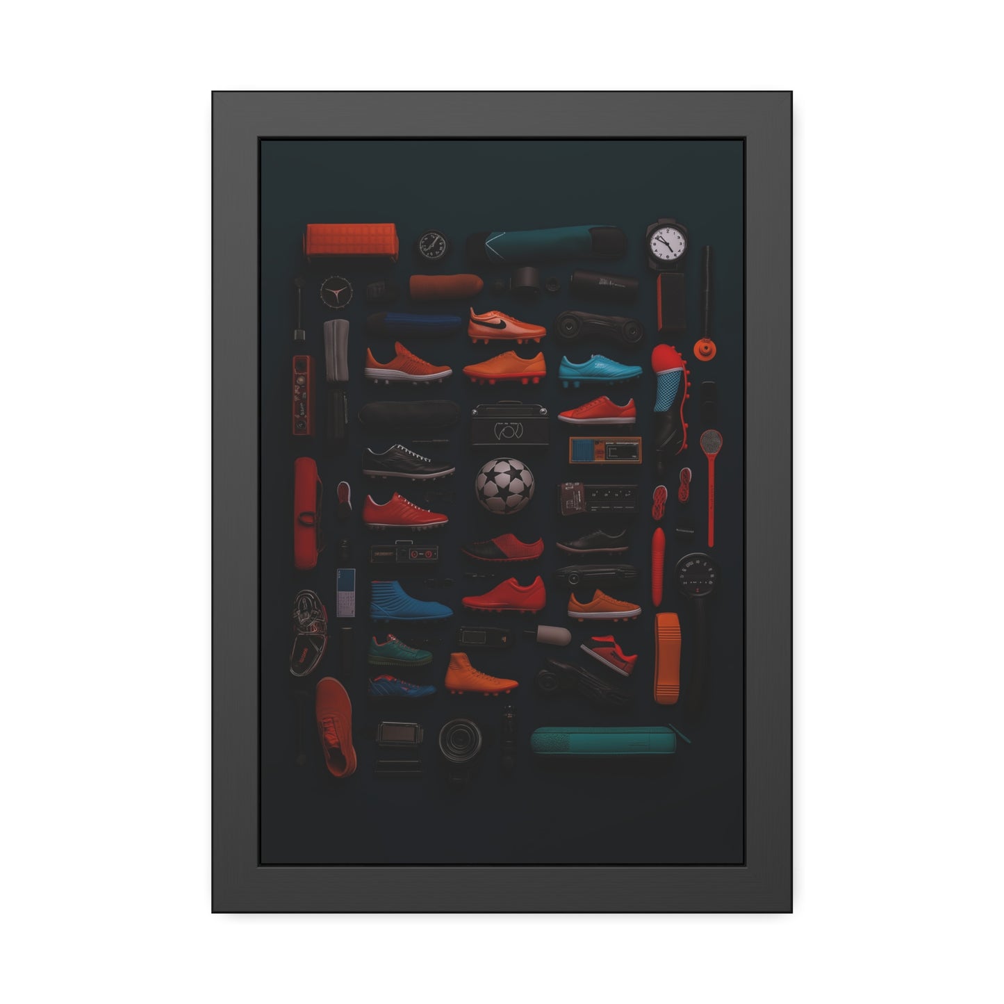 Soccer Cleat Framed Poster US