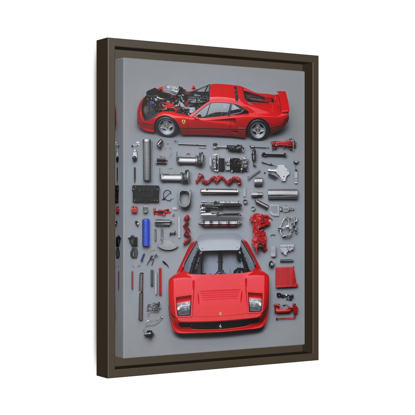 Prototype Classic Ferrari Framed Canvas