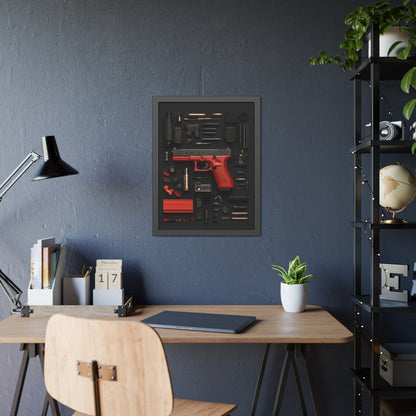 Red GunArt Framed Poster US