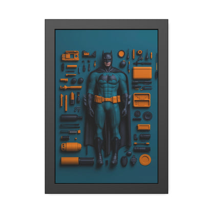 Bat man Framed Poster US