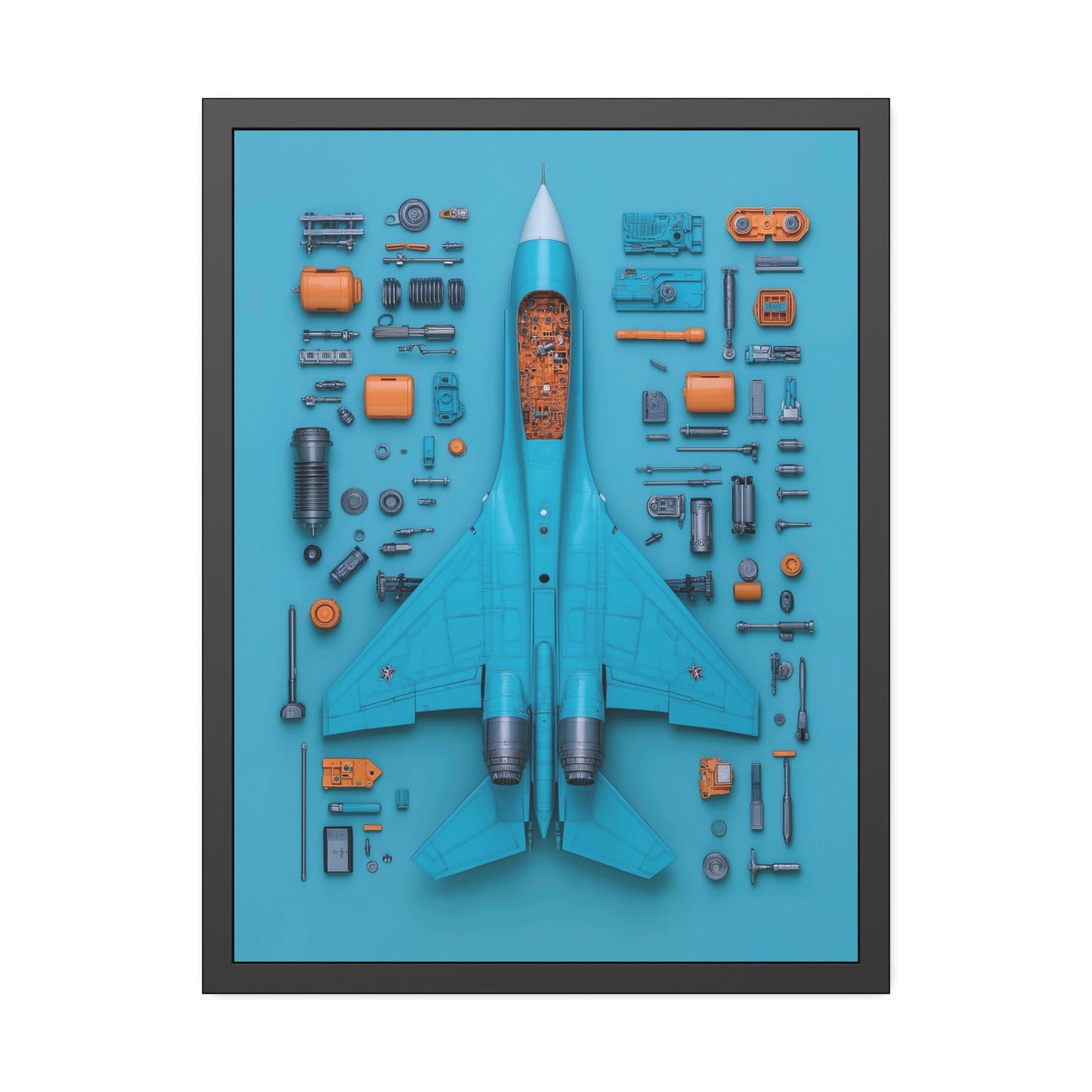 Jet Framed Poster US