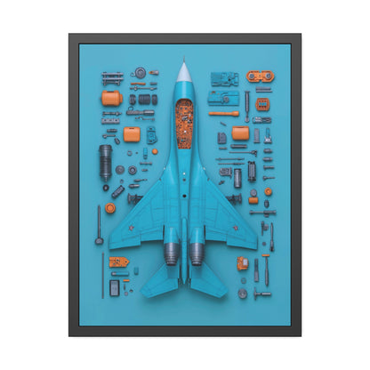 Jet Framed Poster US