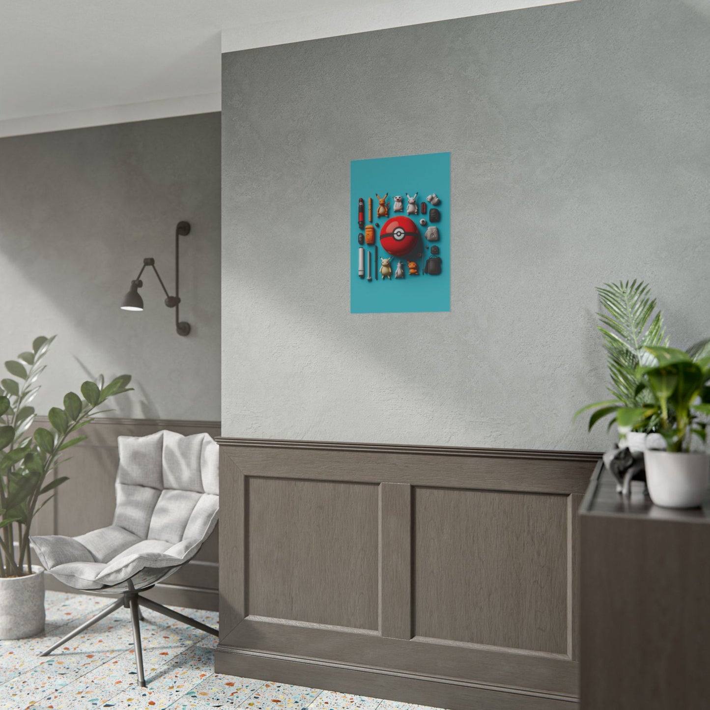 Pokemon kit Rolled Poster