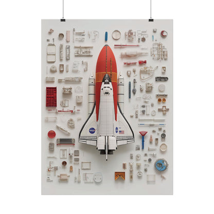 Shuttle Rolled Poster