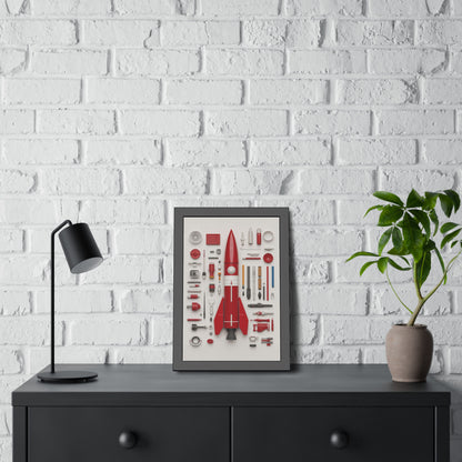 Red Rocket Framed Poster US