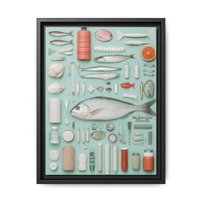 Fish Framed Canvas