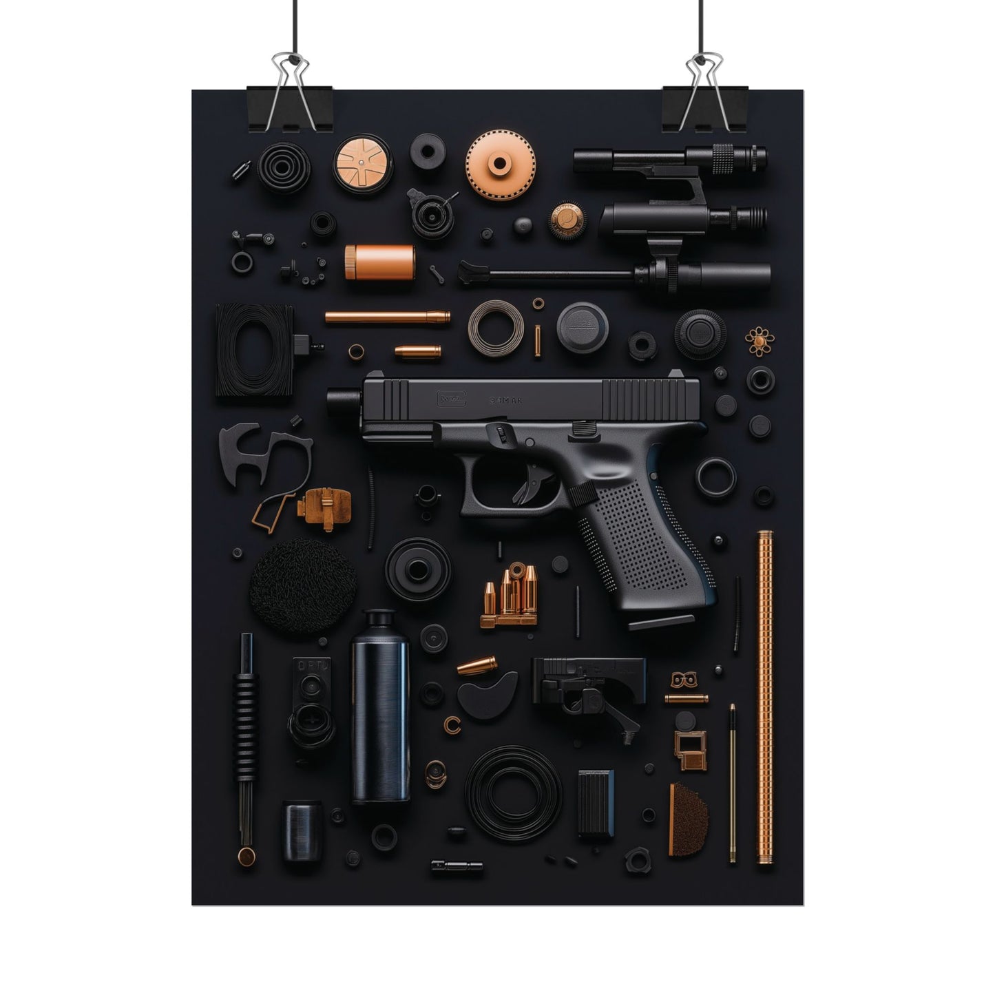 Black Gun_Art Rolled Poster