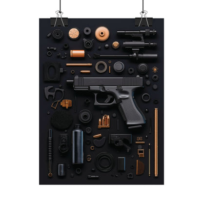 Black Gun_Art Rolled Poster