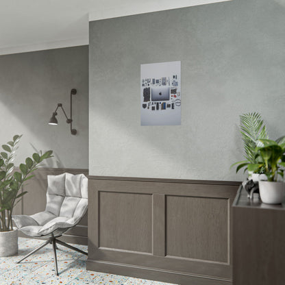 Grey Mac Rolled Poster