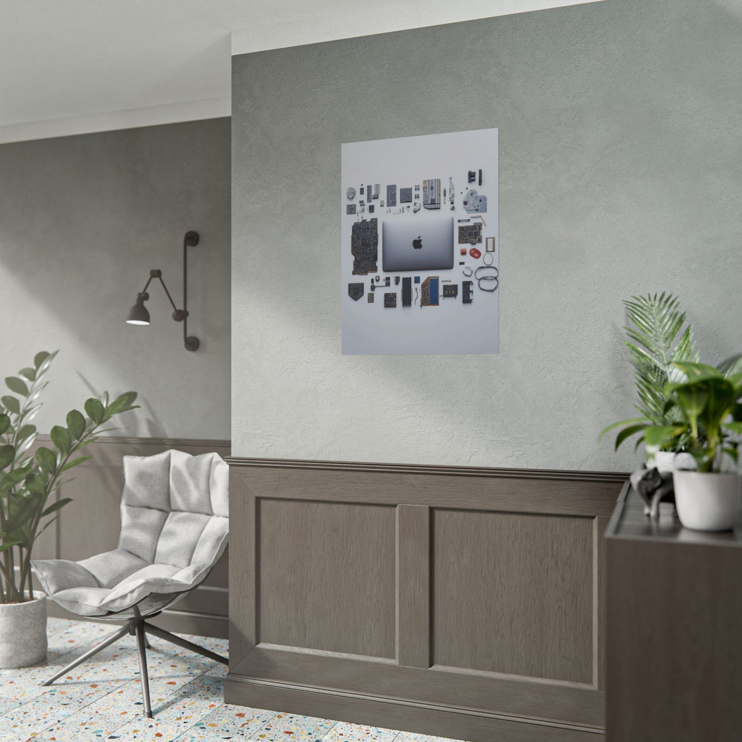 Grey Mac Rolled Poster