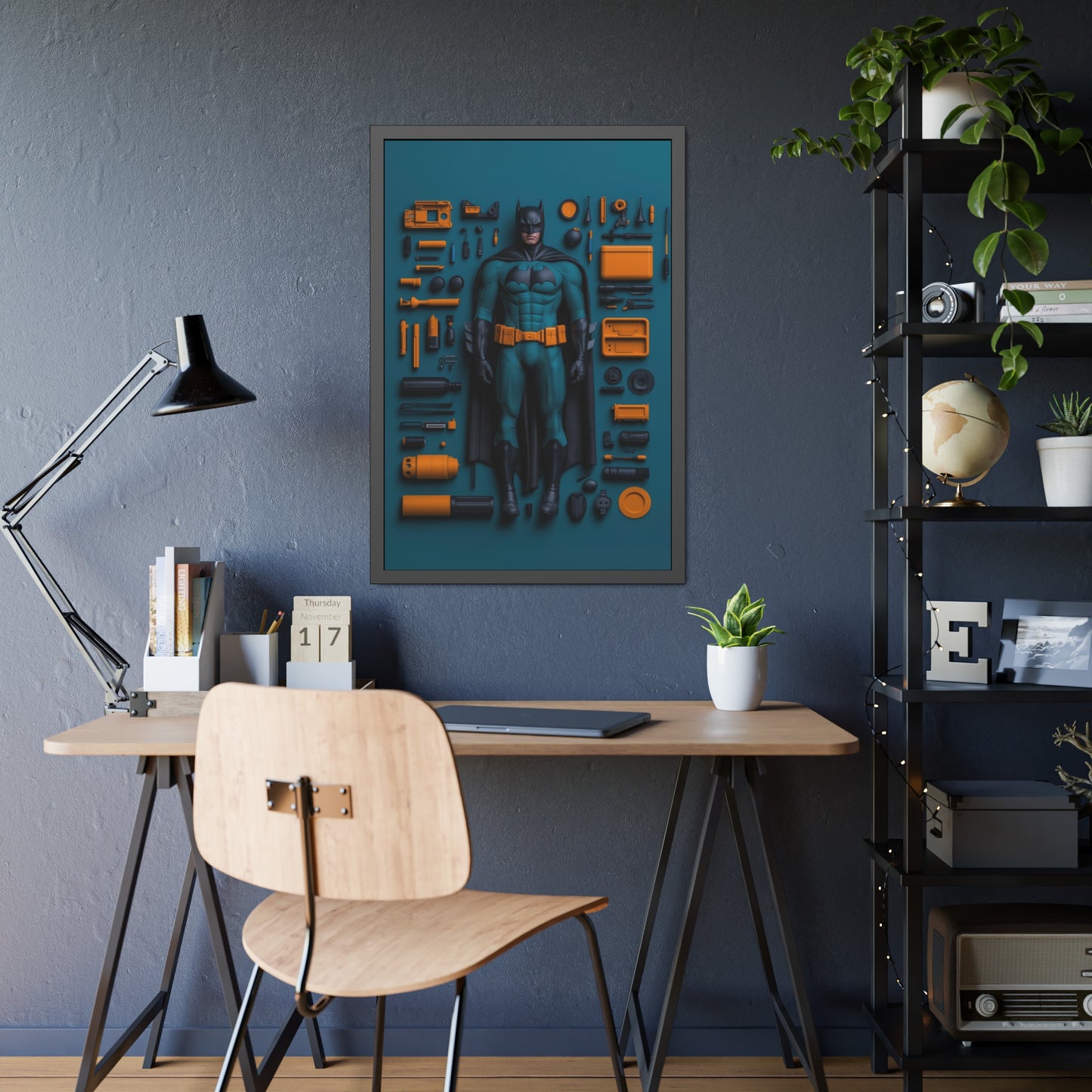 Bat man Framed Poster US