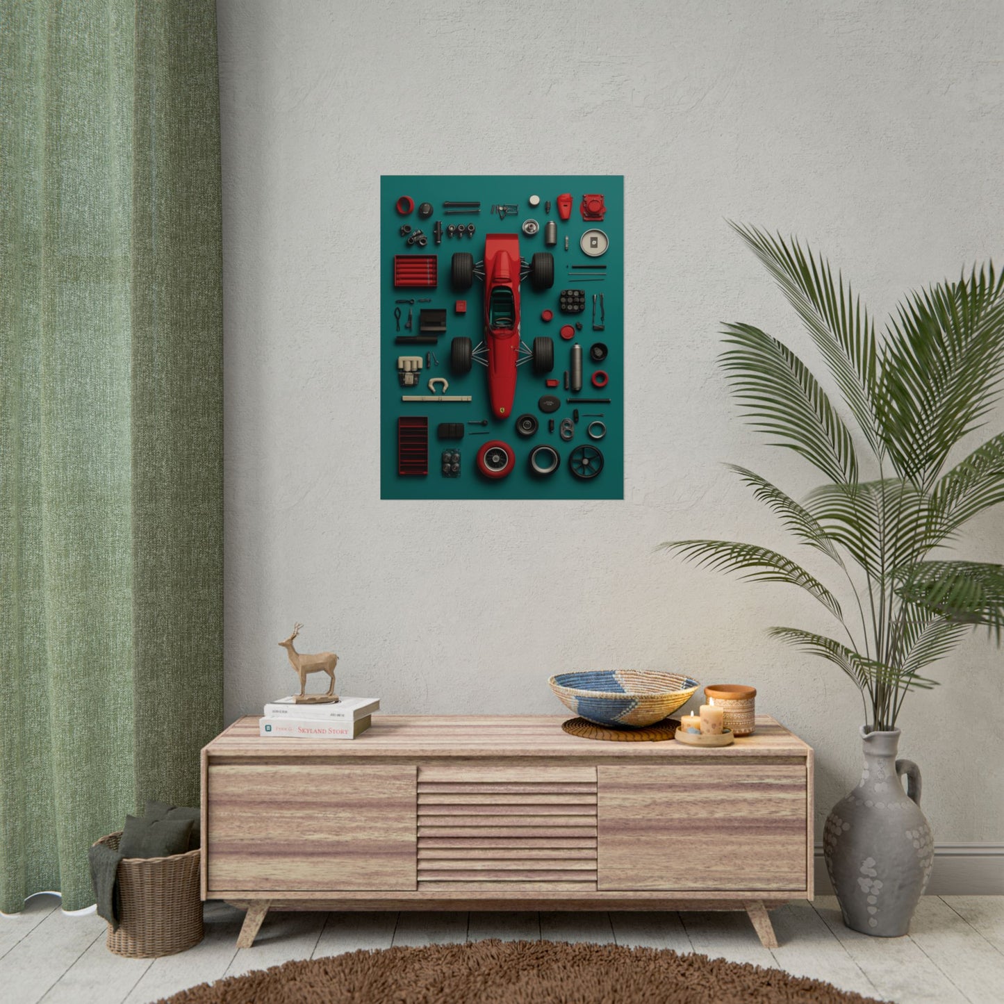 F1 Classic Van Rolled Poster