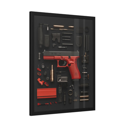 Red GunArt Framed Poster US