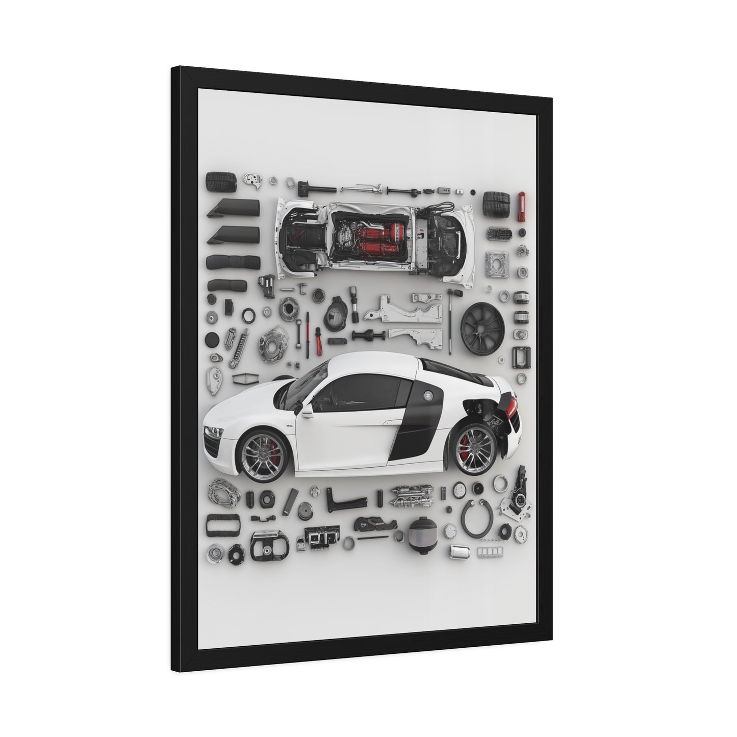 Audi r8 Framed Poster US